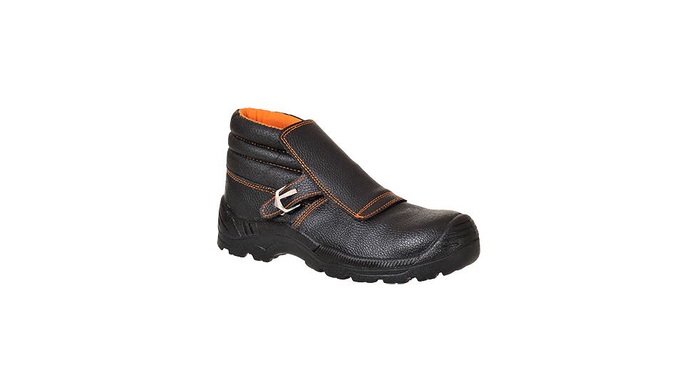 Portwest Compositelite Welders Boot, Black, 6, FW07BKR38