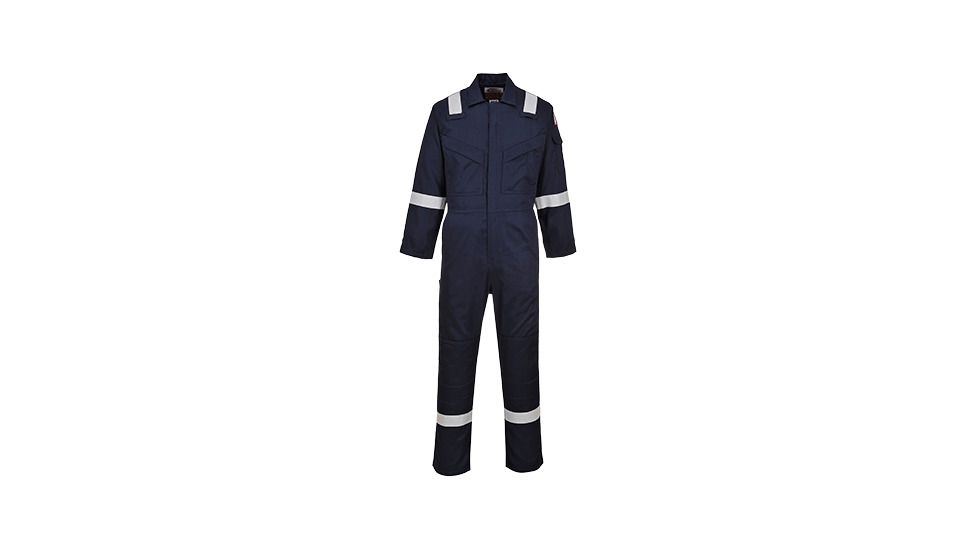 Portwest FR Antistatic Coverall, Navy, 4XL, UFR21NAR4XL