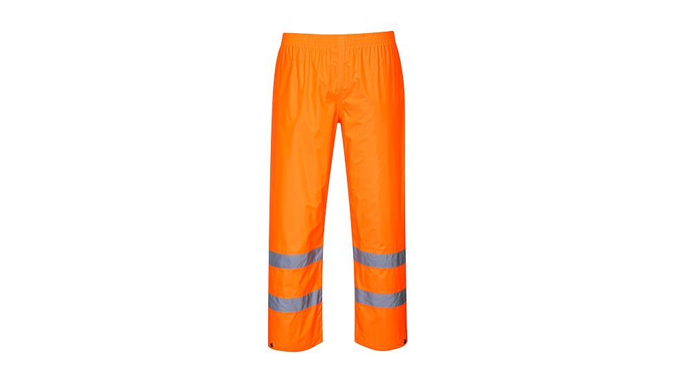 Portwest Hi-Vis Rain Pants, Orange, Large, H441ORRL