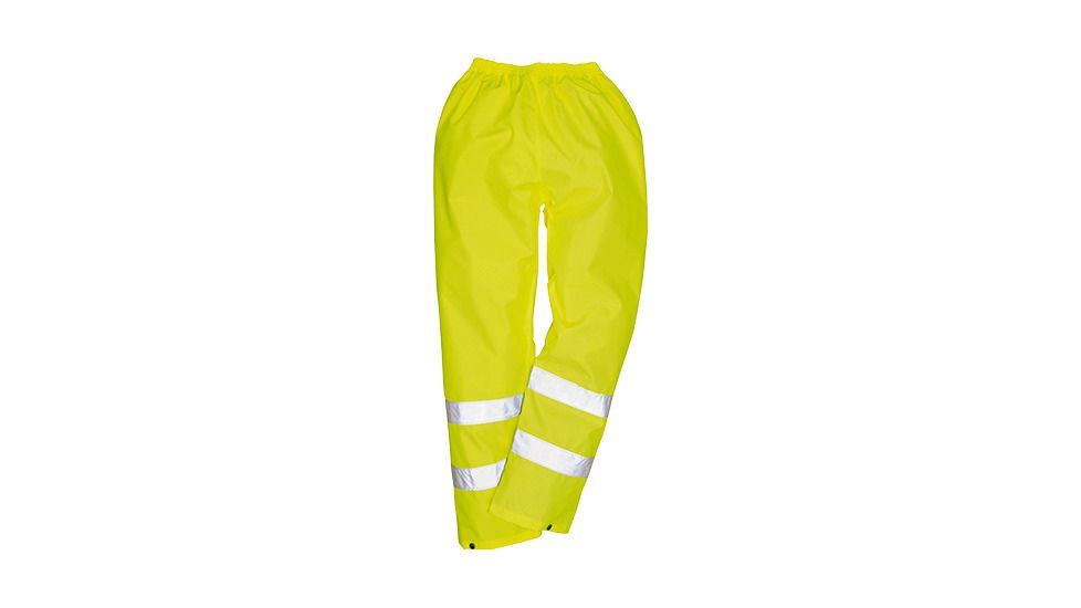 Portwest Hi-Vis Rain Pants, Yellow, 2XL, H441YERXXL