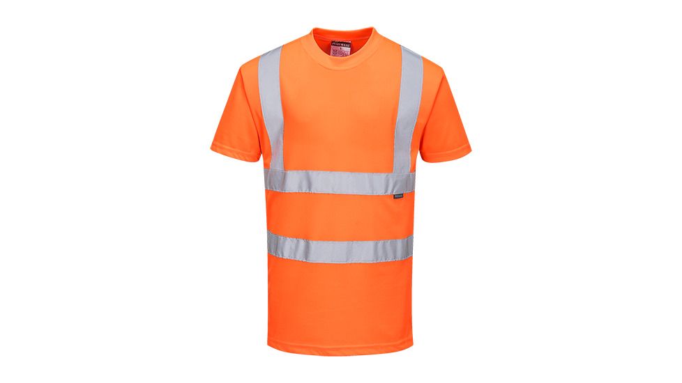 Portwest Hi-Vis T-Shirt RIS, Orange, 4XL, RT23ORR4XL