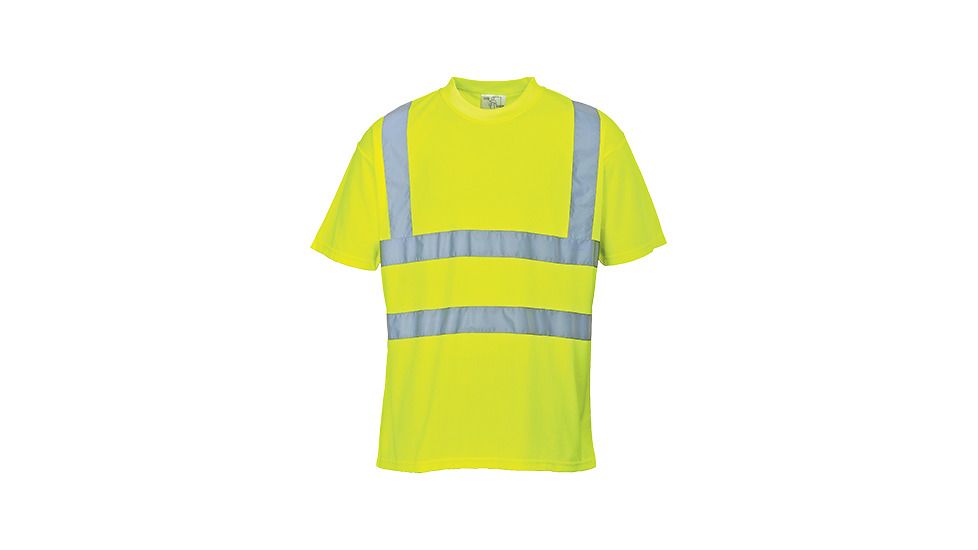 Portwest Hi-Vis T-Shirt, Yellow, 2XL, S478YERXXL