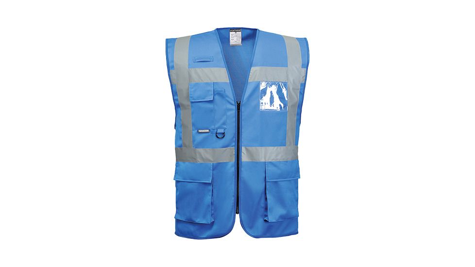 Portwest Iona Executive Vest, Royal, 3XL, UF476RBRXXXL
