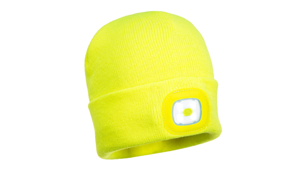Portwest Junior Beanie LED Headlight, Yellow, One Size, B027YER