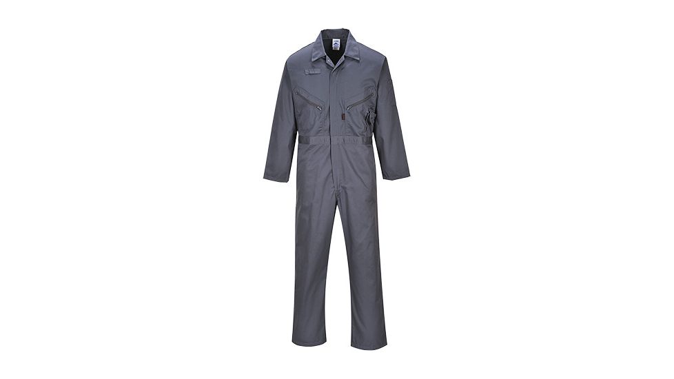 Portwest Liverpool Zipper Coverall, Graphite Gray, 3XL, C813GGRXXXL