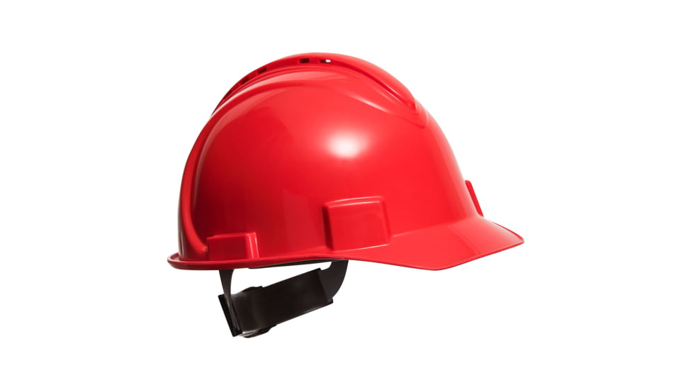 Portwest Safety Pro Hard Hat Vented, Red, One Size, PW02RER