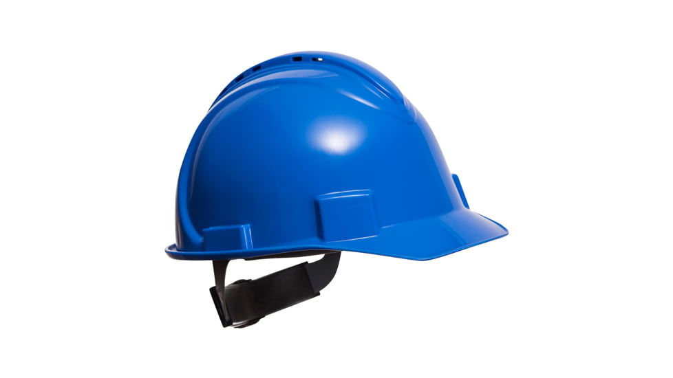 Portwest Safety Pro Hard Hat Vented, Royal, One Size, PW02RBR