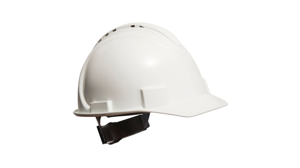 Portwest Safety Pro Hard Hat Vented, White, One Size, PW02WHR