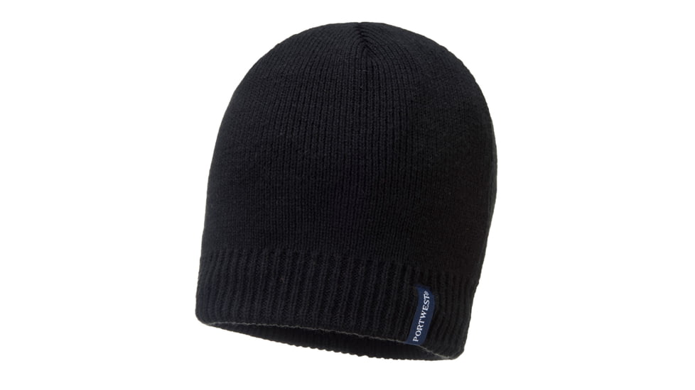 Portwest Waterproof Beanie, Black, One Size, B031BKR