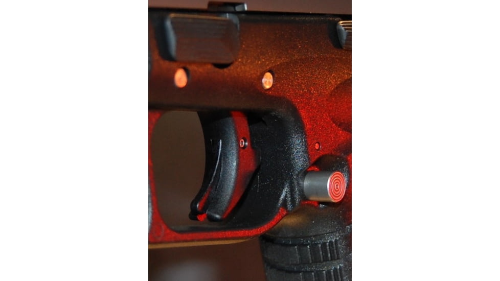 Powder River Precision Extended Magazine Release for Springfield XD, XDMod2, XDM&amp; XDM Elite, .100in, Stainless Steel, PRP-011-100-SS