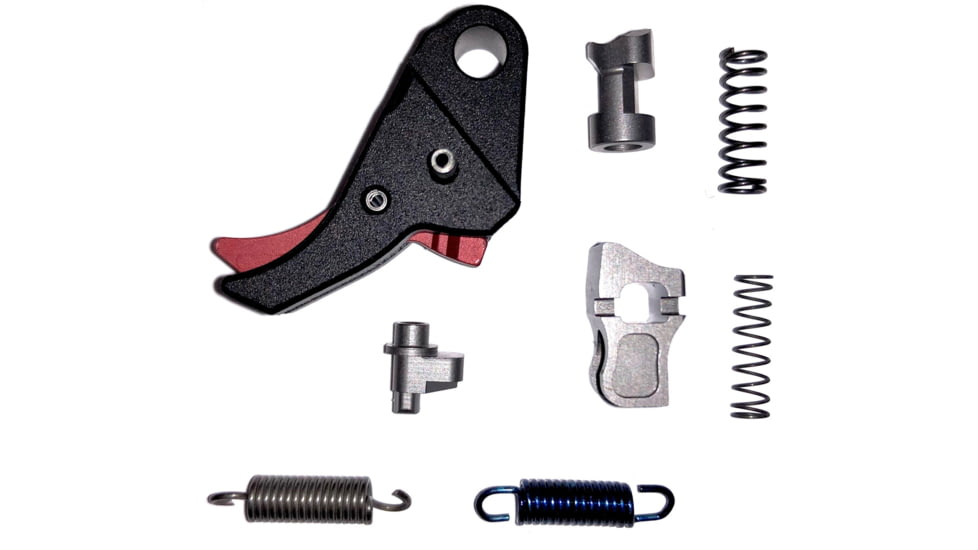 Powder River Precision PRP Trigger Upgrade Kit for Hellcat Models, Black Trigger/Red Safety, Springfield Hellcat, PRP-HV1-TK2R-P