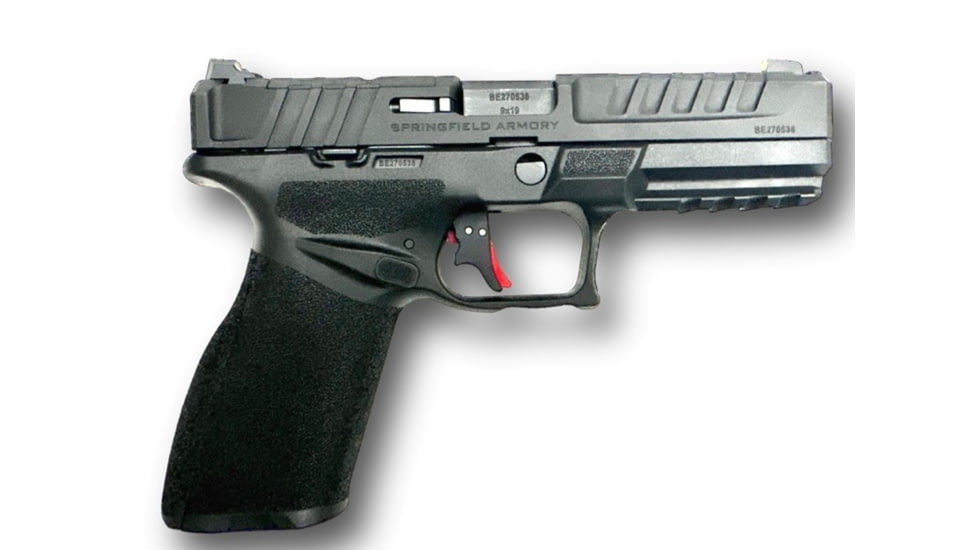 Powder River Precision Springfield Echelon Trigger Kit, Black Trigger/Red Safety, Springfield Echelon, PRP-ECH-TK-A-R