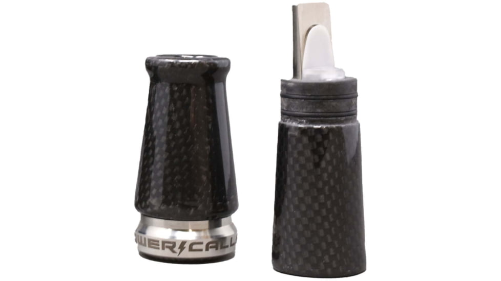 Higdon Outdoors Power Calls Gravity Cti Short-Reed Canada Goose Call w/Lightning Board, Fast-High Pitched, Realistic Deep Tone, Black Carbon Fiber, 27111