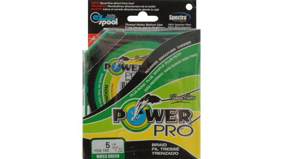 Power Pro Braided Line Moss Green 150 yds. - 5 lb. Test, Green 030177