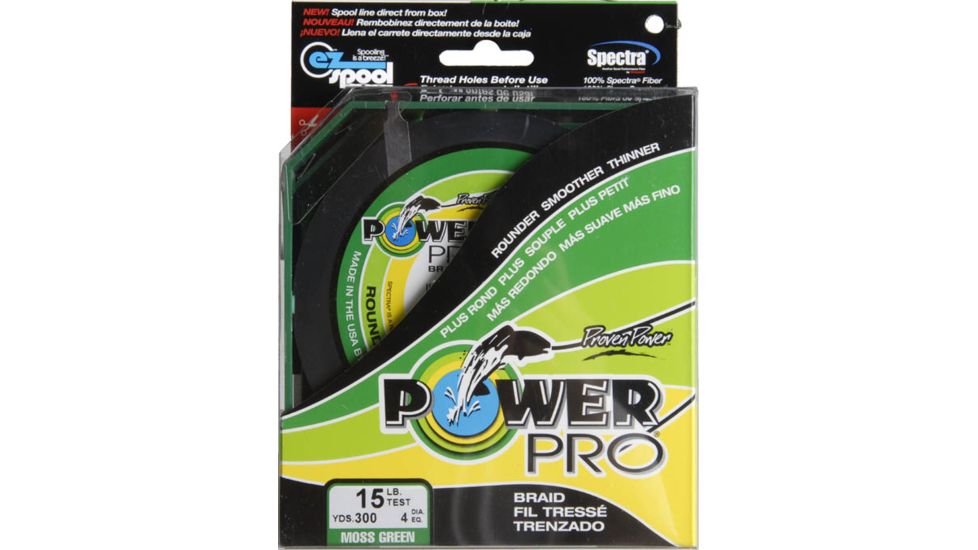 Power Pro Braided Line Moss Green 300 yds. - 15 lb. Test, Green 206730