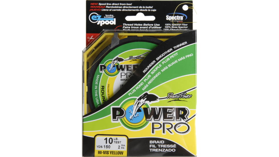 Power Pro Braided Line Yellow 150 yds. - 10 lb. Test, Yellow 714071