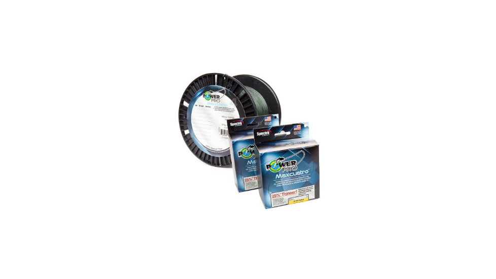 Power Pro MaxCuatro Spectra HT Braided Fishing Line 65lb 150yd Moss Green, 33400650150E