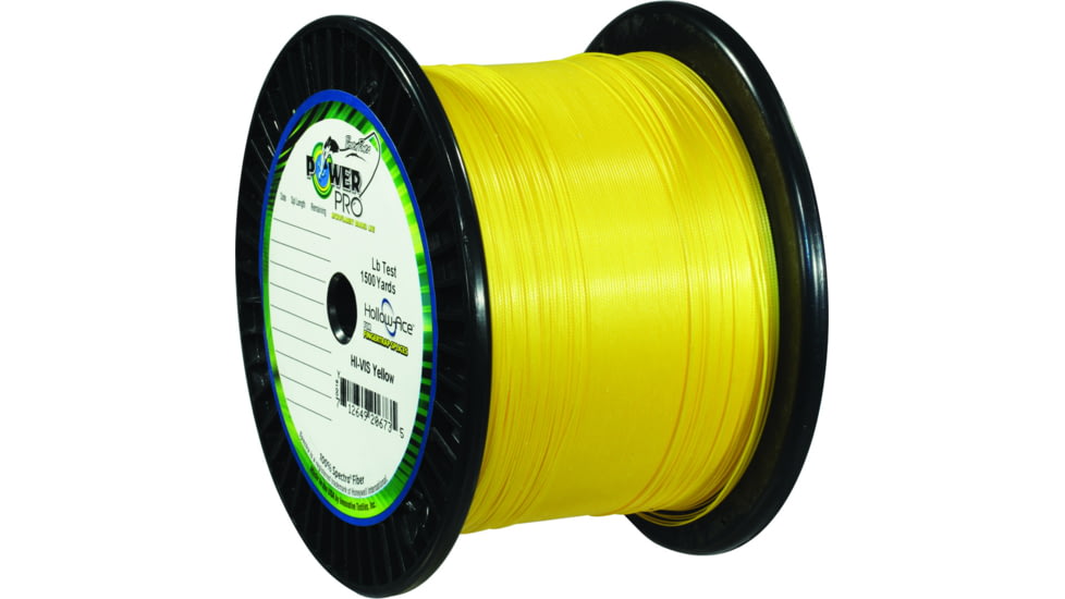 Power Pro Spectra Braided Fishing Line 20lb 1500yd Hi-Vis Yellow, 21100201500Y