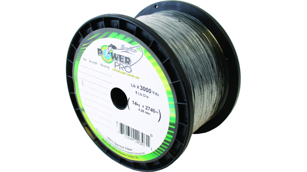 Power Pro Spectra Braided Fishing Line 30lb 3000yd Green, 21100303000E