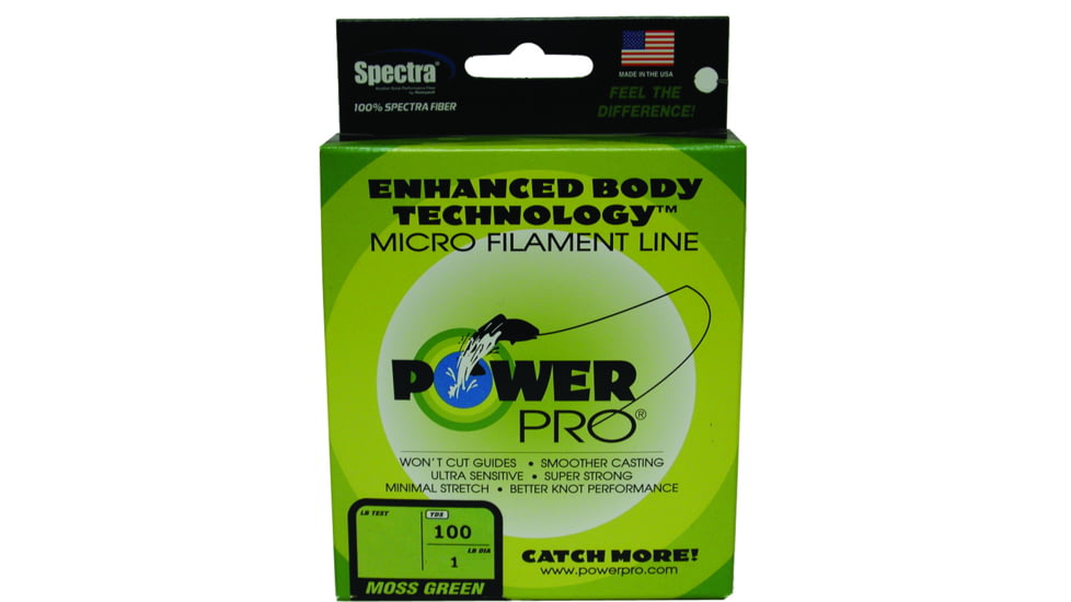 Power Pro Spectra Braided Fishing Line 50lb 100yd Green, 21100500100E