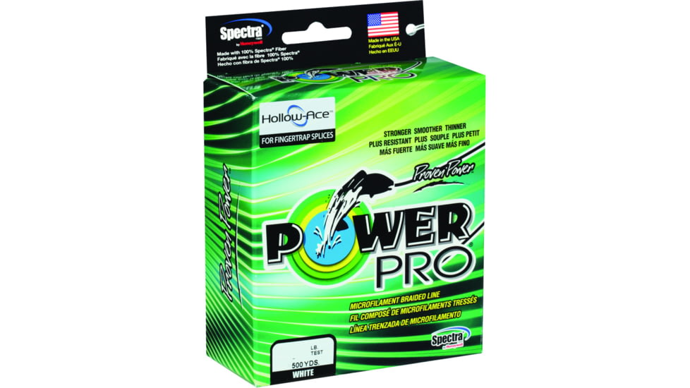 Power Pro Spectra Braided Fishing Line 65lb 500yd White, 21100650500W