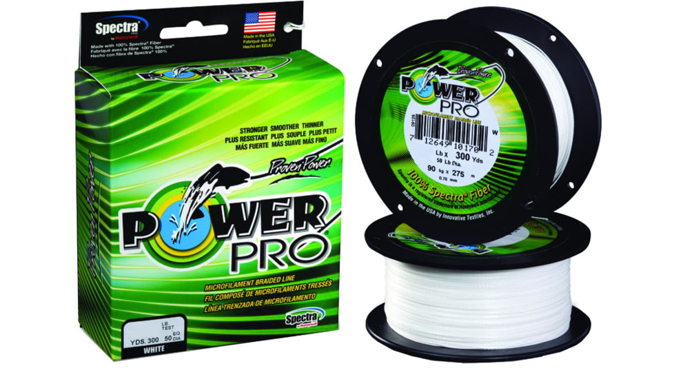 Power Pro Spectra Braided Fishing Line 80lb 300yd White, 21100800300W
