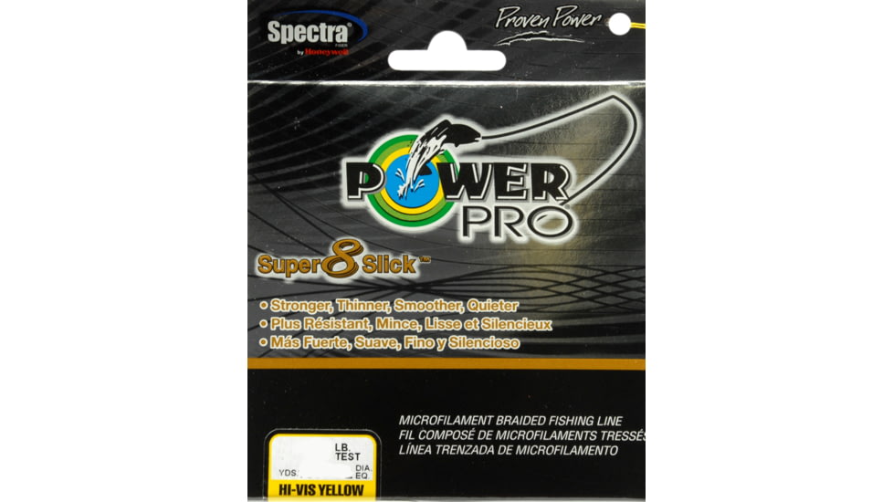 Power Pro Super 8 Slick Yellow 150 yds. - 40 lb. Test, Yellow 067177