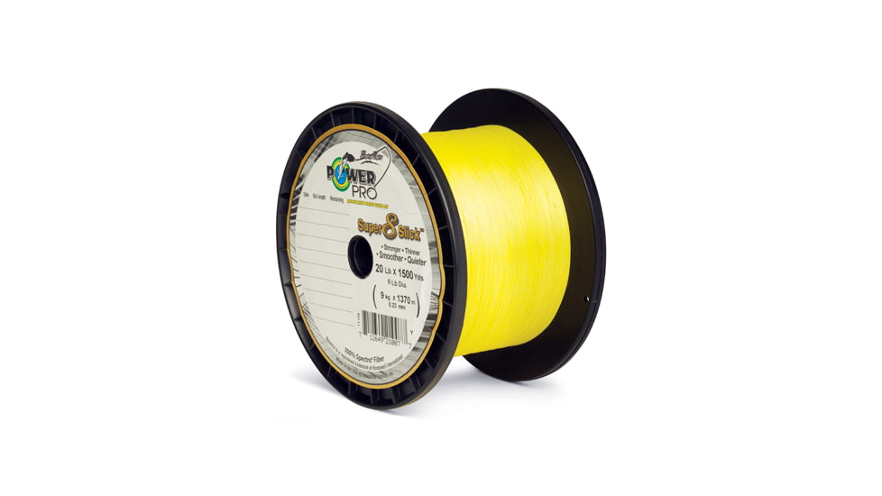 Power Pro Super 8 Slick Yellow 300 yds. - 65 lb. Test, Yellow 067187