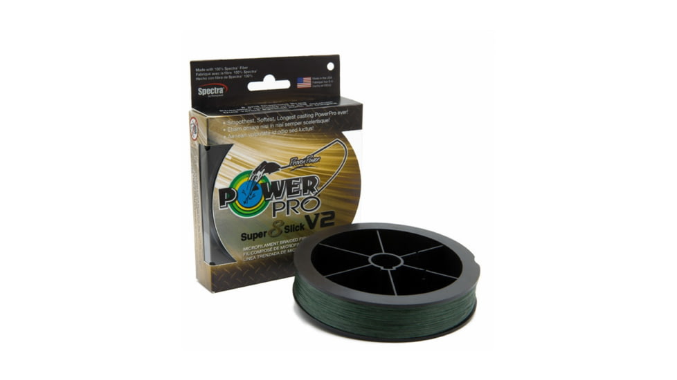 Power Pro Super Slick V2 10lb 300yd Moss Green, 31500100300E