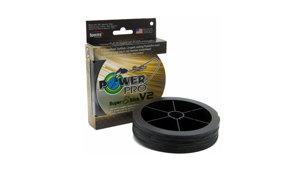 Power Pro Super Slick V2 50lb 1500yd Onyx, 31500501500X