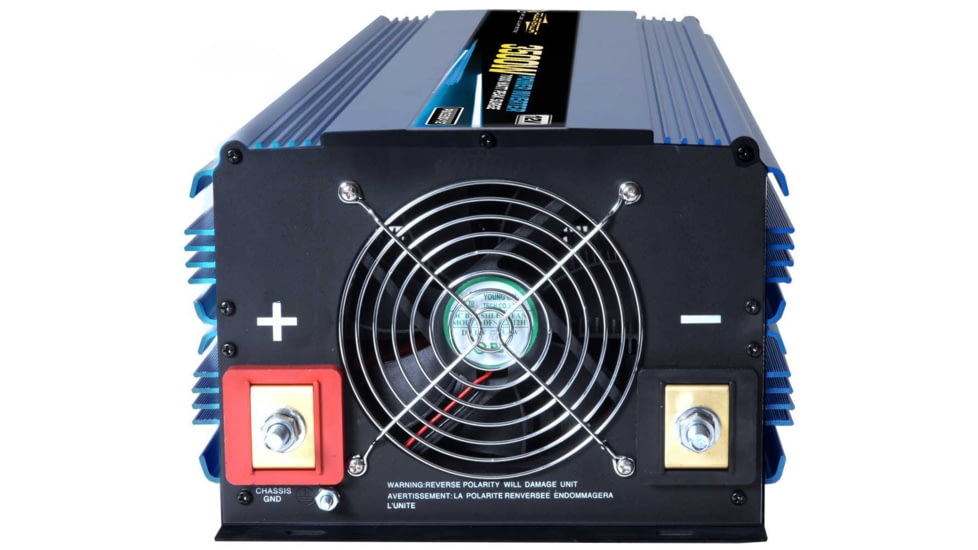 Powerbright 12-Volt Modified Sine Wave Inverter, Black/Blue, 3,500 Watts, PW3500-12