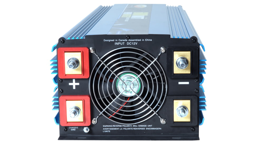 Powerbright 12-Volt Modified Sine Wave Inverter, Black/Blue, 6.000 Watts, PW6000-12