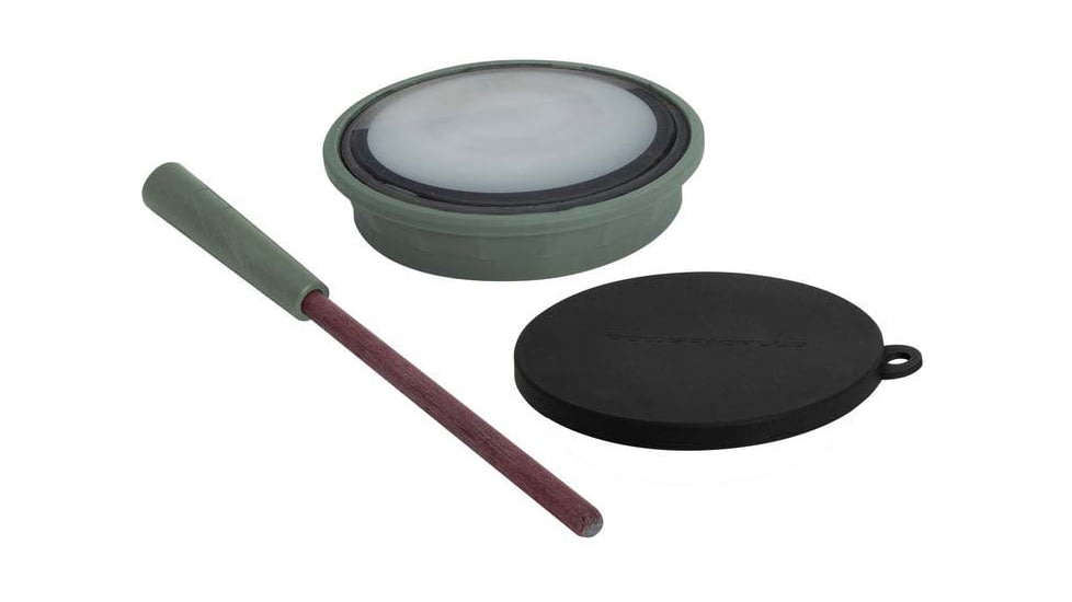 Higdon Outdoors Power Calls Fuel Slate Friction Call, Polycarbonate/Acrylic, Crystal Over Glass, 24260