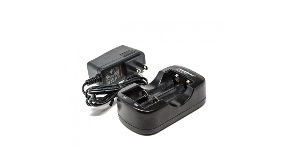 PowerTac 18650 Charger, Black, CHAR-P