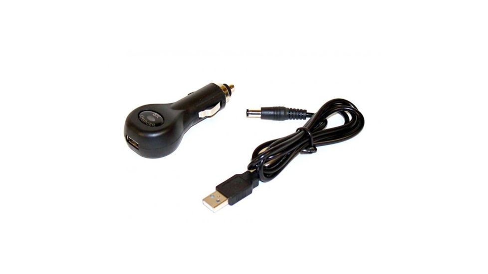 PowerTac Car Adapter - Compatible with Reloaded, X3000, and Thunderbolt, Black, CADA-P