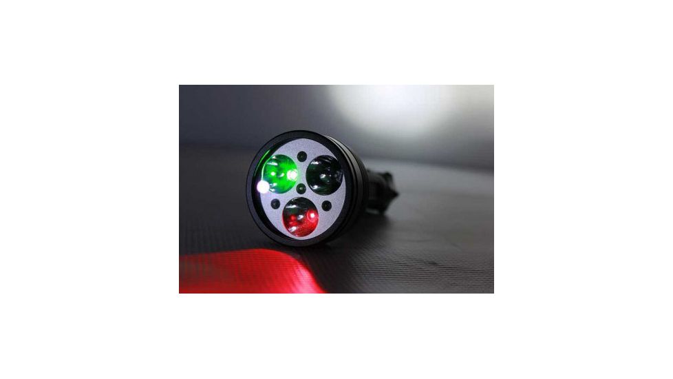 PowerTac Chameleon LED Flashlight with Multiple-Color LEDs