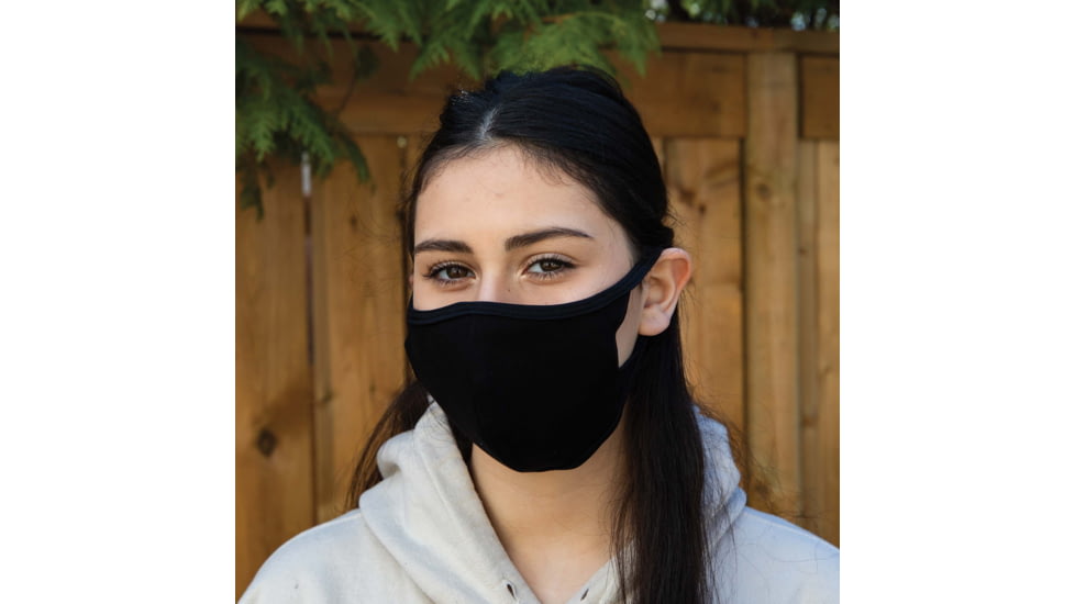 PowerTraveller Defender Reusable Face Mask, Black, One Size, PPE-BDF050
