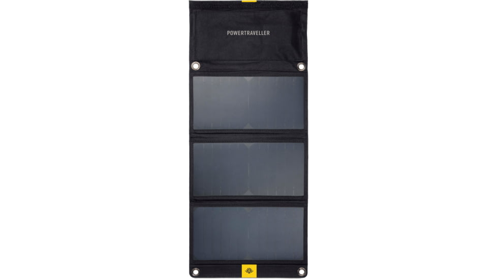 PowerTraveller Falcon 21 Foldable, Multi-Voltage Solar Panel, Black, PTL-FLS021