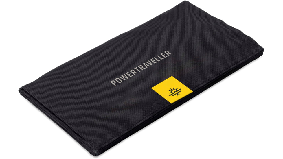 PowerTraveller Falcon 21 Foldable, Multi-Voltage Solar Panel, Black, PTL-FLS021
