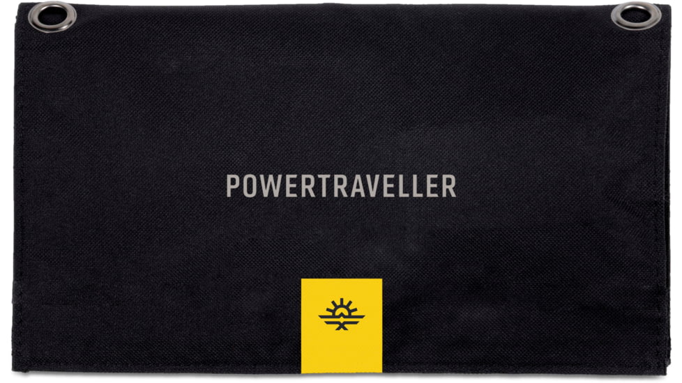 PowerTraveller Falcon 21 Foldable, Multi-Voltage Solar Panel, Black, PTL-FLS021
