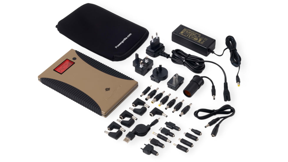 PowerTraveller Powergorilla Tactical 24000Mah Multi-Voltage Charger, Tan, One Size, PTL-PG002TAC