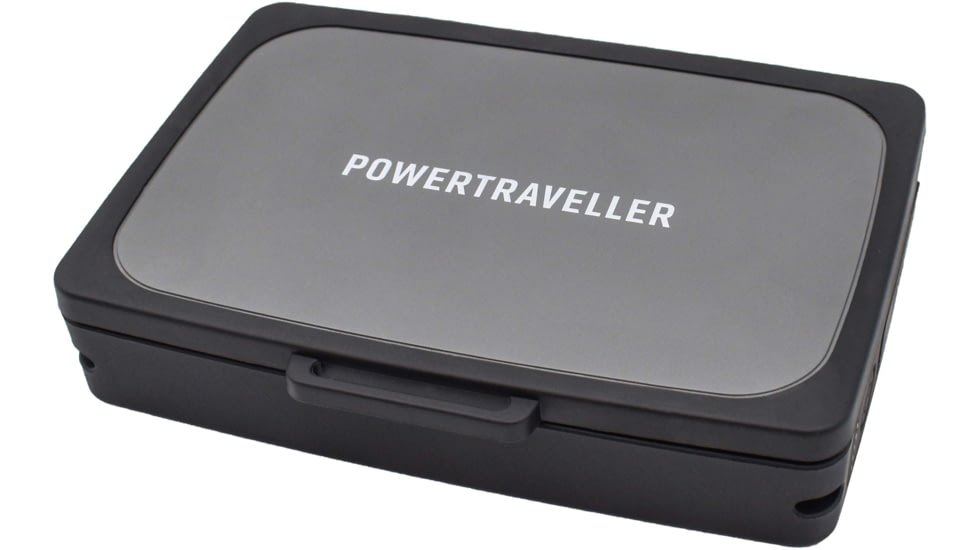 PowerTraveller Solar Adventurer II 10000Mah Solar Charger w/ Integrated Battery, Black, One Size, PTL-SAT040