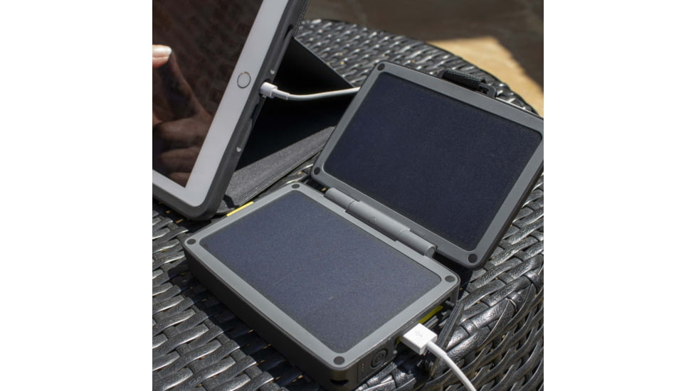 PowerTraveller Solar Adventurer II 10000Mah Solar Charger w/ Integrated Battery, Black, One Size, PTL-SAT040