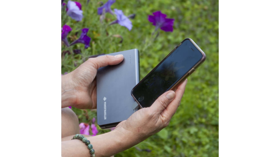 PowerTraveller Swift 40 10000Mah Power Pack w/ Integrated Cables, Black, One Size, PTL-SFT040