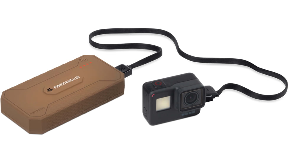 PowerTraveller Tactical Extreme 12,000Mah Solar Kit, Tan, One Size, PTL-EXT001TAC