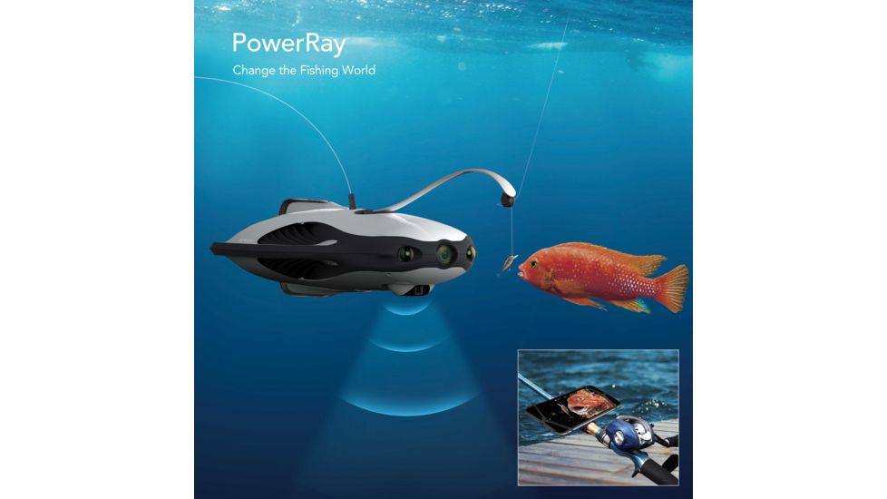 PowerVision PowerRay Wizard Sonar FishFinder with PowerVision Edition of Zeiss VR One Plus Goggles, PRW10
