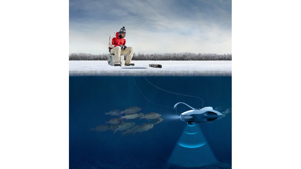 PowerVision PowerRay Wizard Sonar FishFinder with PowerVision Edition of Zeiss VR One Plus Goggles, PRW10