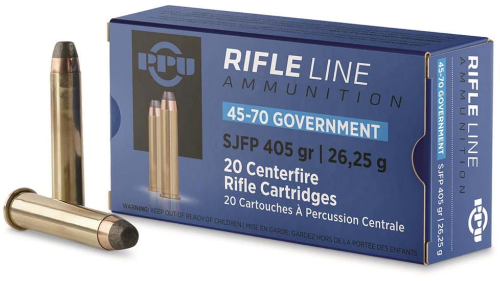 Ppu Ammo .45-70 Government 405gr. Sj-flat Point 10-pack