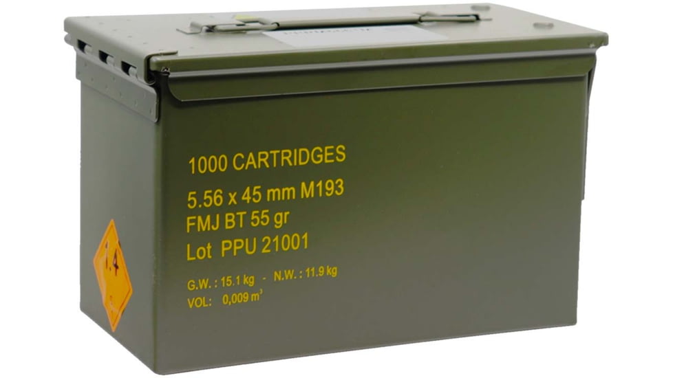 PPU PPRM5561M 5.56X45 55 FMJBT RNGMSTR 1000 RD