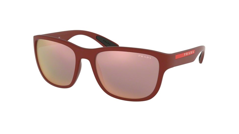 Prada ACTIVE PS01US Sunglasses 3865L2-59 - Bordeaux Rubber Frame